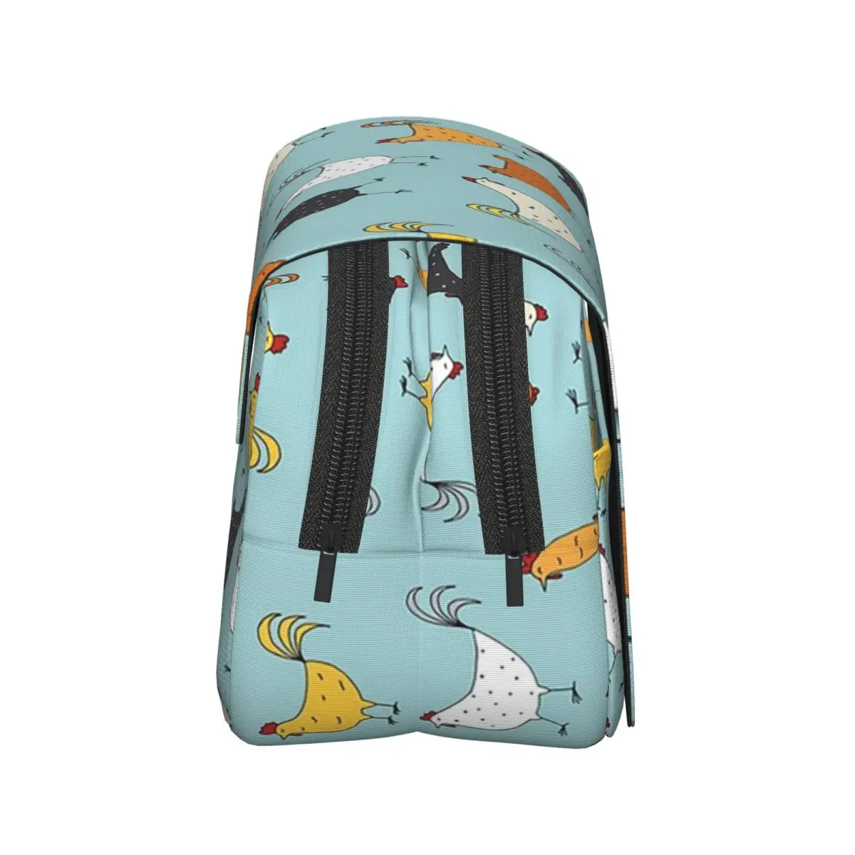 Chicken Pattern Pencil Case Pen Holder Hard Shell Leather Large Storage Pen Box Pencil Bag for Boys Girls School