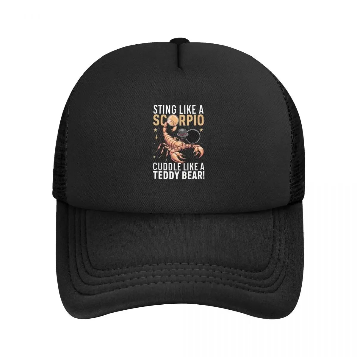 

Sting Like A Скорпион, Cuddle Like A Teddy Bear Сетчатые бейсболки Snapback Модные бейсболки Повседневная Casquette Открытый унисекс