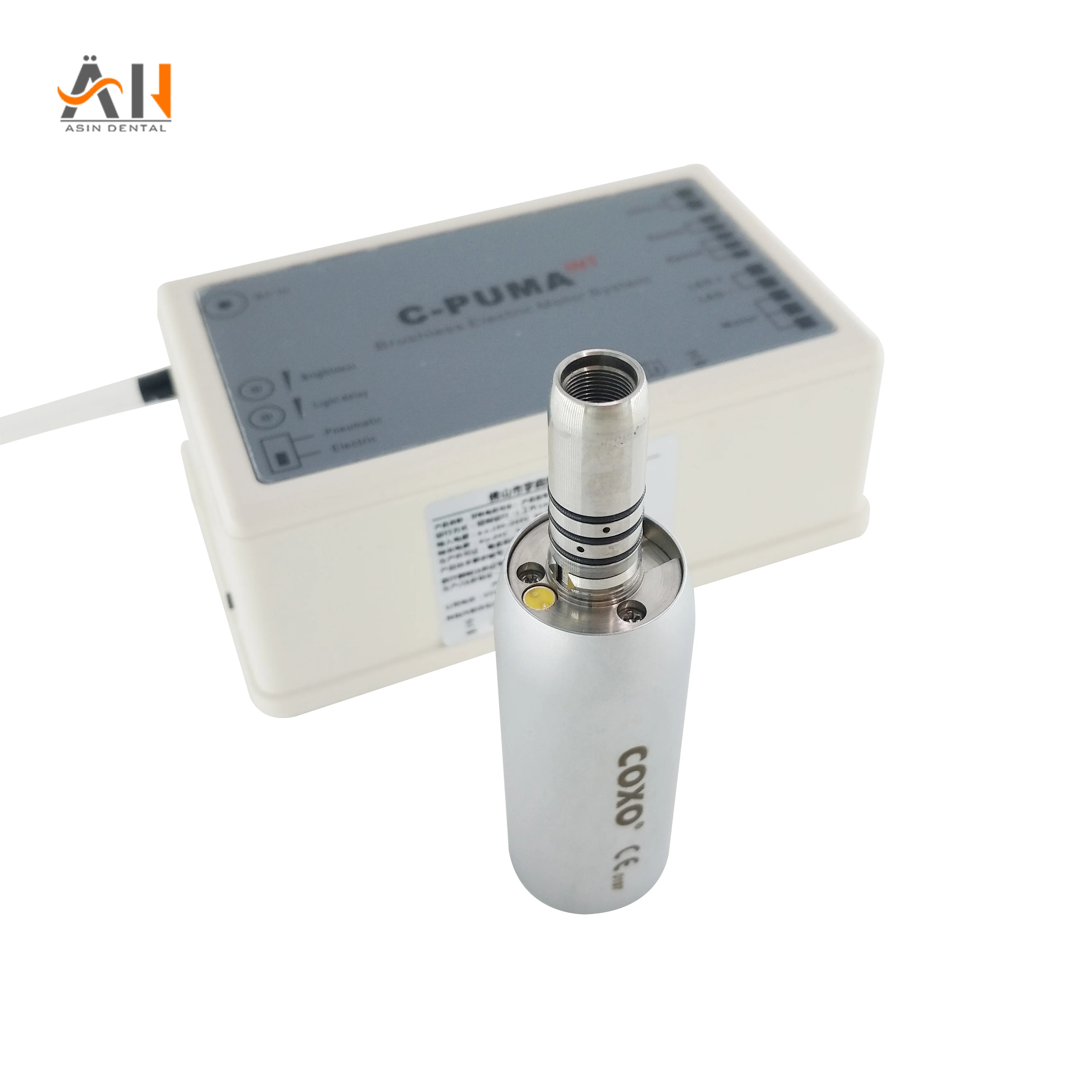 NEW COXO C-PUMA Int+ Dental Brushless LED Micromotor with Screen Light Universal E type Electric Micro Motor Dentistry Tools