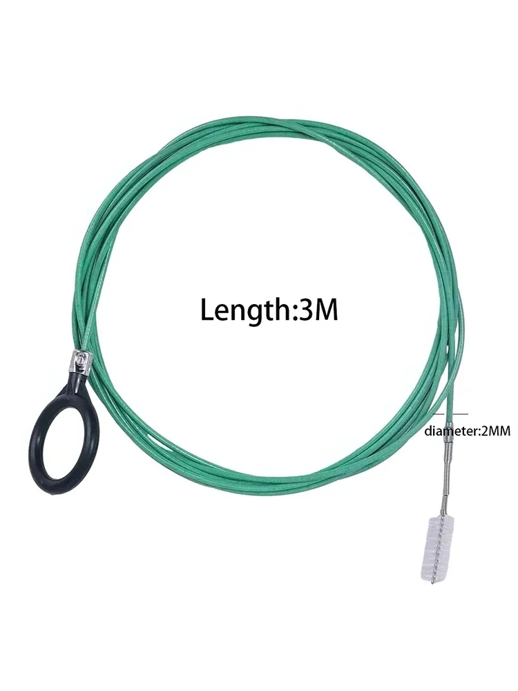 1pc 3m Auto Fogna Sblocco Spazzola di Pulizia Auto Tetto Apribile Tubo Lungo Foro di Scarico Sblocco Tubo Strumento Cleaner Accessori Auto