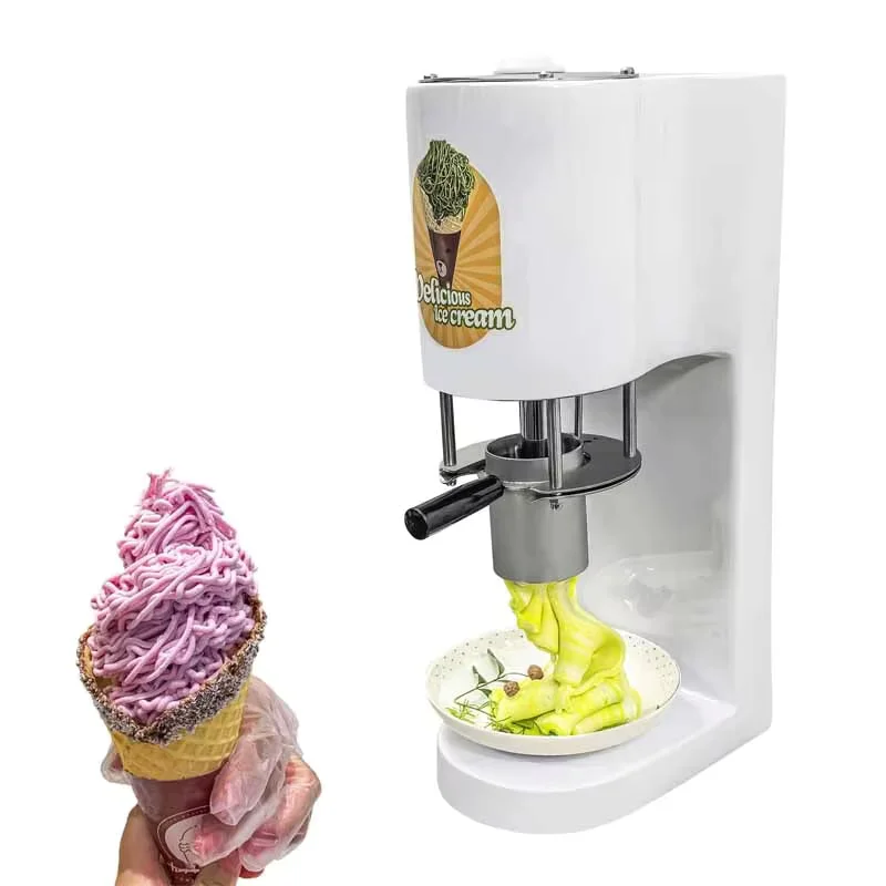 Commercial Multifunctional Spiral Cream Maker Pasta Noodle Shape Making Machine