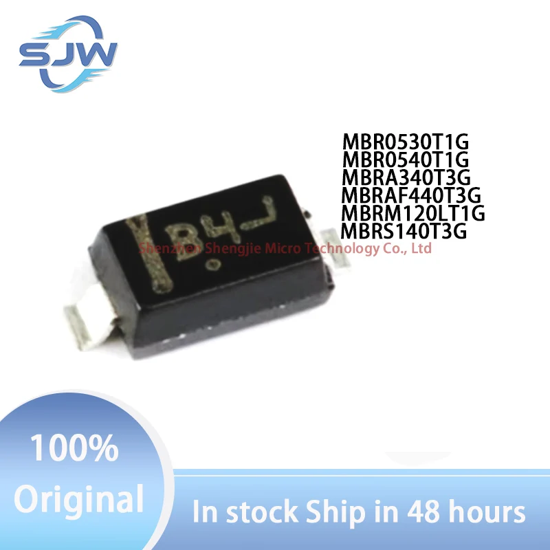 

MBR0530T1G MBR0540T1G MBRA340T3G MBRAF440T3G MBRM120LT1G MBRS140T3G encapsulation SOD123 SMA DO216AA SMB Schottky diode