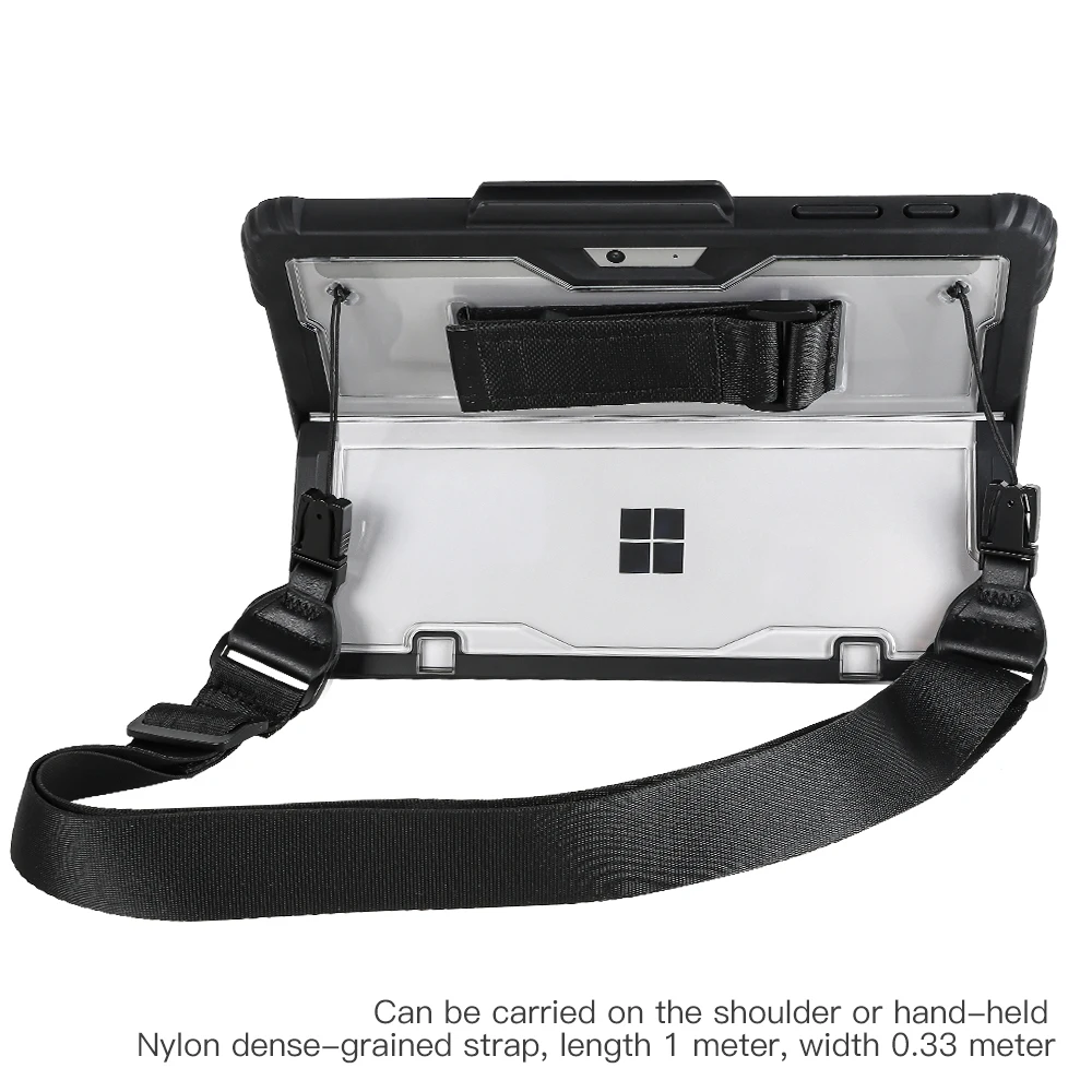Protective Cover for Microsoft Surface Pro 9 10 11 Tablet Anti-drop Case for Pro 8 4 5 6 7 Plus Surface Go 1 2 3 Case with Strap