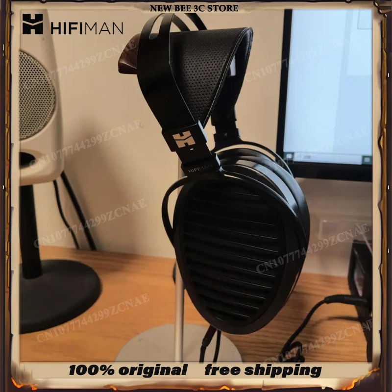 

100% оригинальные накладные наушники HIFIMAN Edition XS, полноразмерные планарные магнитные Hi-Fi с открытой спиной и дизайном Stealth Magnets, ПК