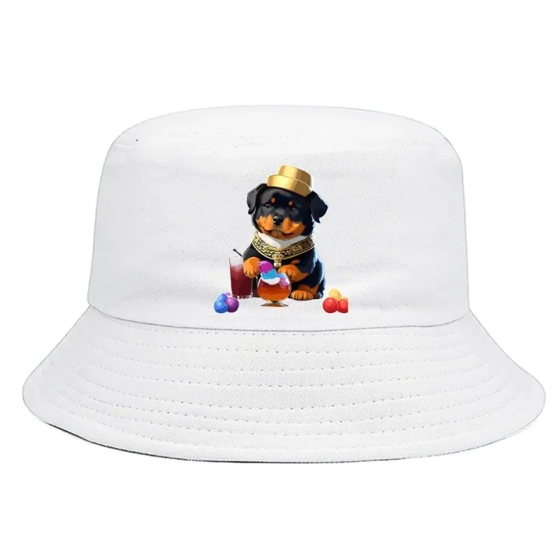 Rottweiler Dog Express Your Love For This Loyal Breed Bucket Hat Summer Bucket Hat Unisex Outdoor Sunscreen Fishing Hunting Cap