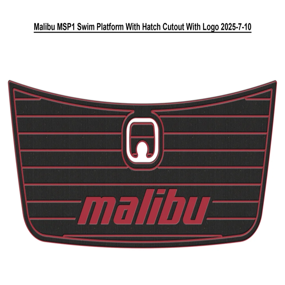 

Malibu MSP1 Swim Platform With Hatch Cutout Pad Boat EVA Foam Faux Teak Deck Floor Mat SeaDek MarineMat Style Self Adhesive g6ec