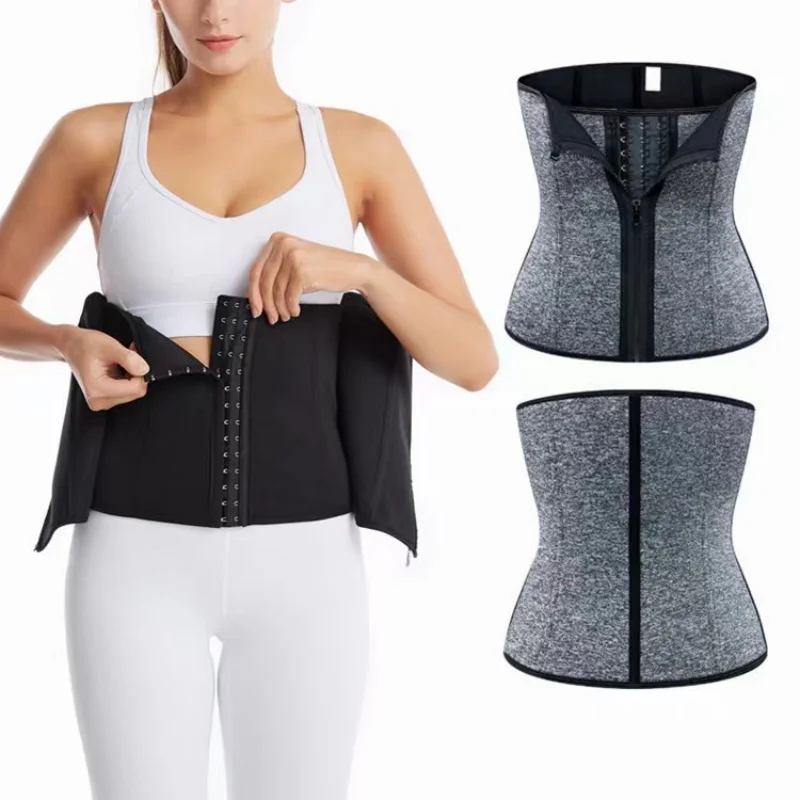 Xuanyujin Slim Belt Bodybuilding Slimming Posture Correction Belt Corset Sweat Adjustable Waistband Breasted Shapewear Tight Belt Palace Corset