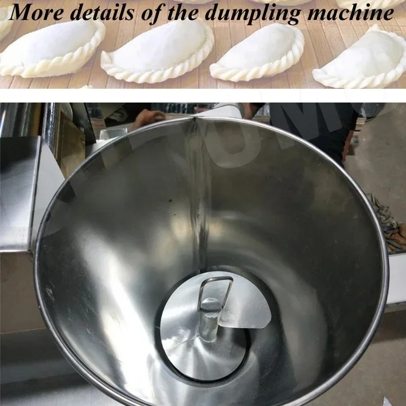 آلة صنع الزلابية المصنوعة من الفولاذ المقاوم للصدأ آلة صنع السمبوسك إمبانادا التجارية #4