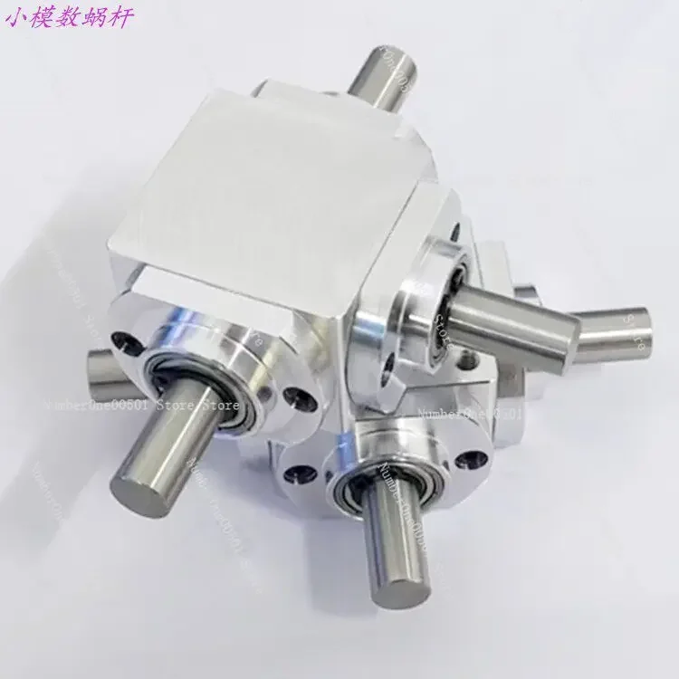 Small 1:1T type cross commutator shaft diameter 10 right angle transmission gearbox bevel gear box rotating shaft diameter 10mm