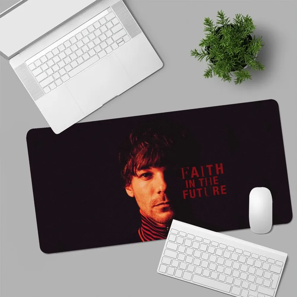 Louis Faith in the Future T-Tomlinson  Mousepad Computer Laptop Gamer Pad PC Gaming Accessories Desk Mats