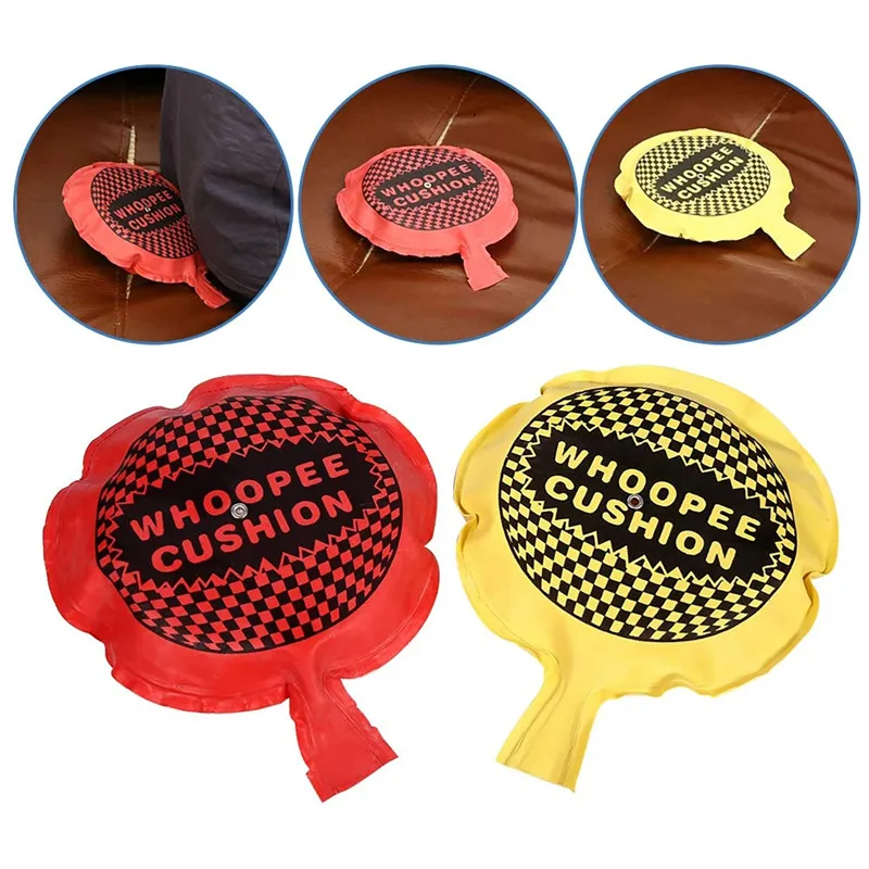 

Novel Funny Prank Toys Whoopee Cushion Jokes Gags Toys Trick Fart Pad Pillow Gift Toys for Kids Adult April Fools' Day