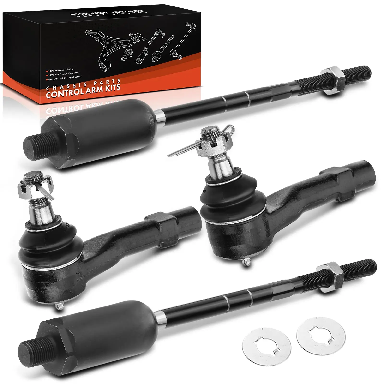 Frankberg 4-teilig Querlenker Satz Vorderachse innen für FORD USA Explorer U U2 UN46 1993-2002 5L5Z3A130AA F87Z3A130BA