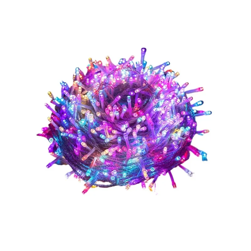 

Outdoor waterproof gypsy star hanging tree light colorful ambient light waterfall decorative