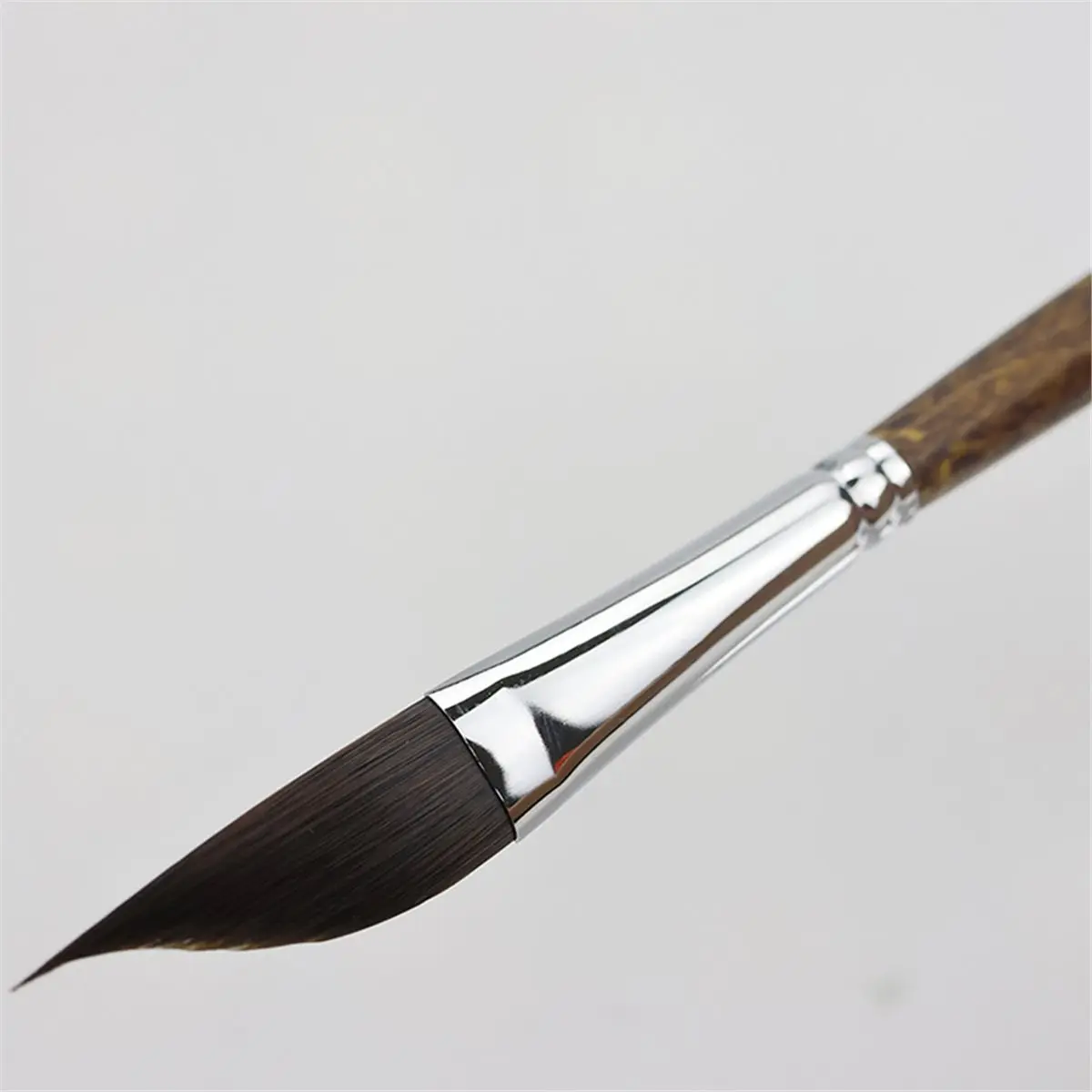 Nices 4pcs Pull Wire Paint Brush Gouache Nylon Hair Knife-Shaped Watercolor Pen Set Hand-Painted Art Drawing Brush