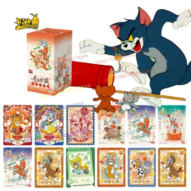 carte-collezionabili-kayou-tom-e-jerry-collezione-miracolosa-carte-preliminari-annuali-carte-collezionabili-originali-del-negozio-ufficiale