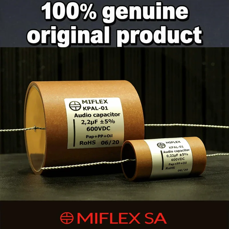 1pcs 100% Original Poland MIFLEX Audio Capacitor KPAL-01 600V KPAL-03 250V Aluminum foil oil immersed capacitor