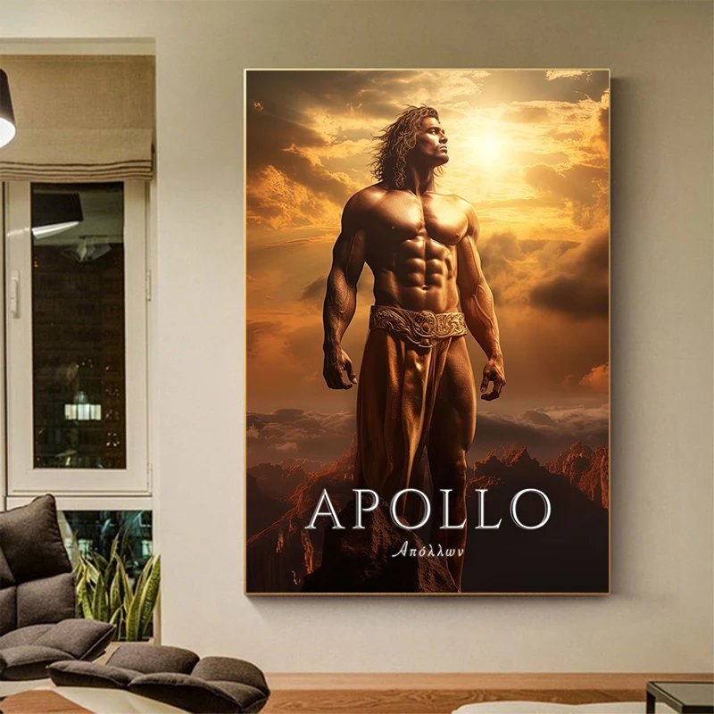 Greek Mythology Olympian Gods Poster Athena Aphrodite Apollo Dionysus Prints Canvas Painting Wall Art Pictures Home Room Decor