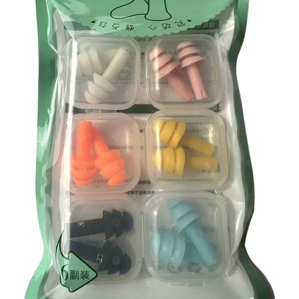 

For Adult Swim Soft Ear Clips Shower Swim Ear Plugs Sleep Diving Surf Nasal Protection Nasal Clip Earplugs Silicone Earplugs