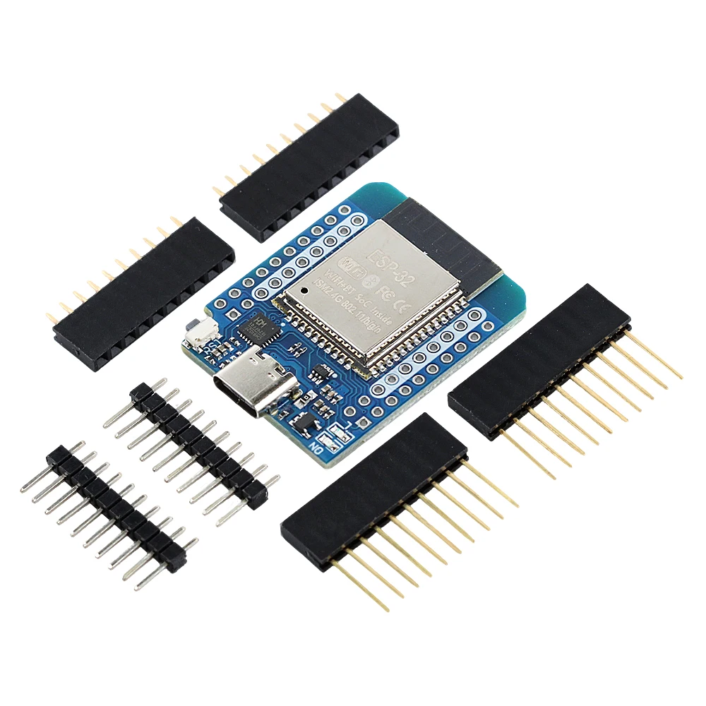 ESP32-D1 MINI BT WiFi Modul Entwicklungsboard für Internet der Dinge CP2102 CH9102F Seriell 40-Pin USB Micro Type-C – Detail 6