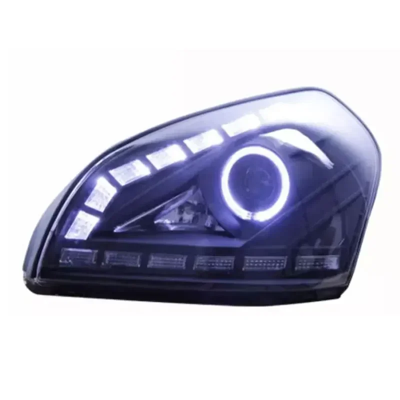 Cars Head Lamp for Hyundai Tucson LED Headlight 2005-2012 Headlights Tucson DRL Turn Signal High Beam Angel Eye Projector Lens