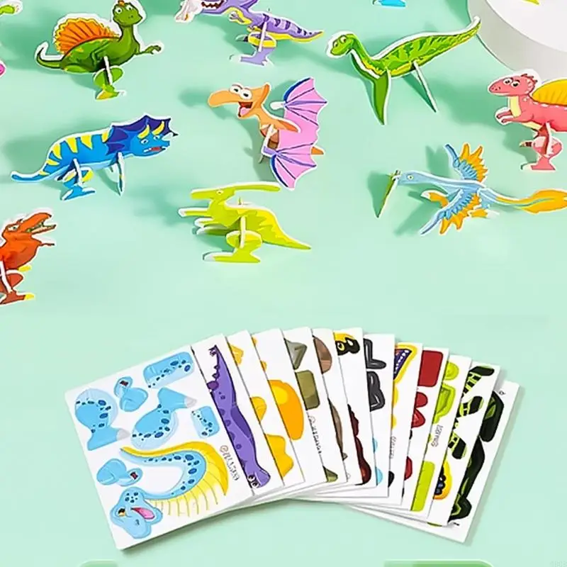 090B 25PCS/Set Colorful Puzzle Toy Cartoon Animal Theme Puzzle Block Educational Toy for Children Hand Eye Coordination Toy