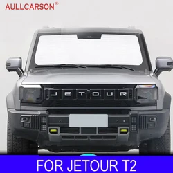 For Chery Jetour T2 2023 2024 Sunshades UV Protection Curtain Sun Shade Visor Front Windshield Protector Car Accessories