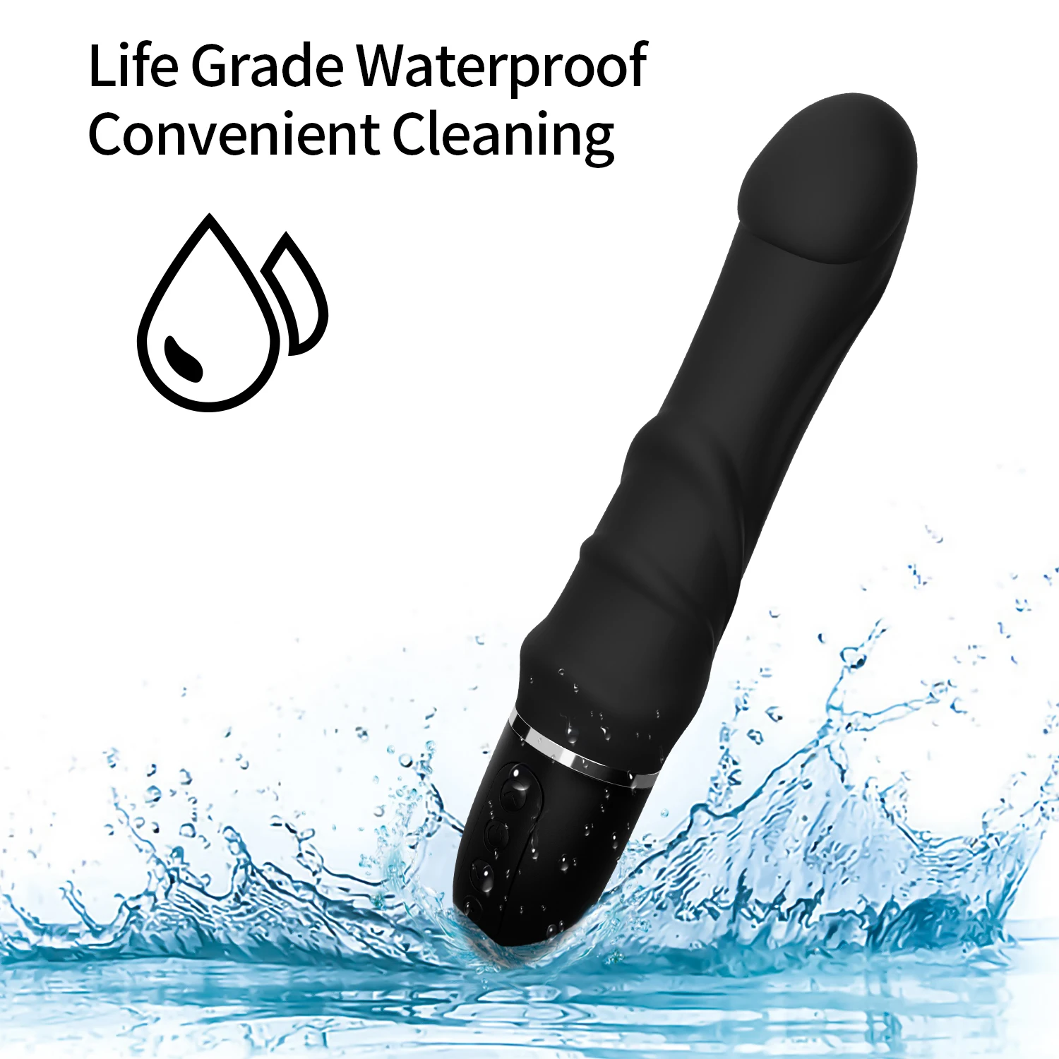 10 modalità vibratore in Silicone morbido grande Dildo massaggiatore masturbatore femminile per coppie G-spot stimolatore clitorideo giocattoli del