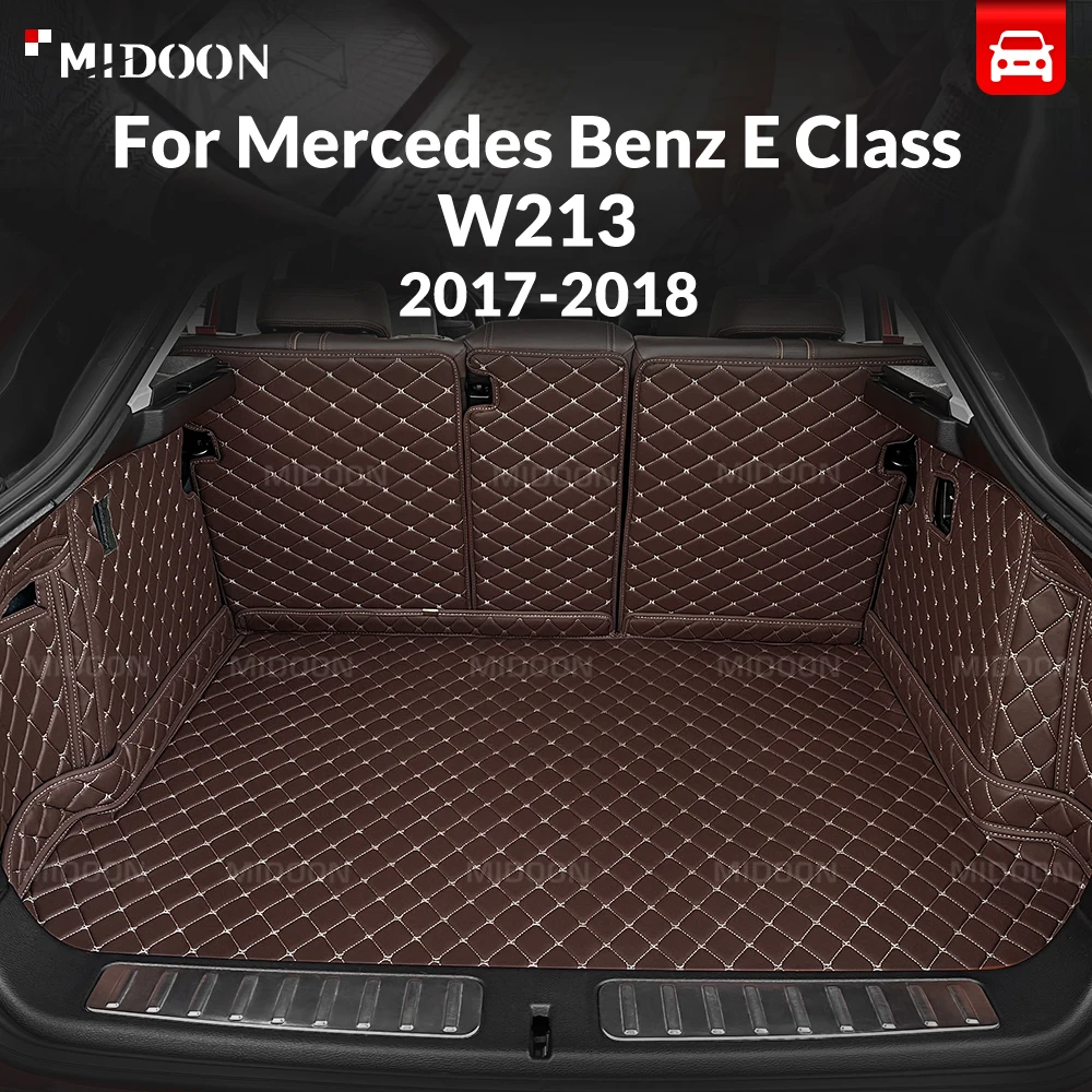 

For Mercedes Benz E Class W213 2017 2018 Full Coverage Trunk Mat Car Anti-dirty Pad Protector Cargo Liner Interior Accessories