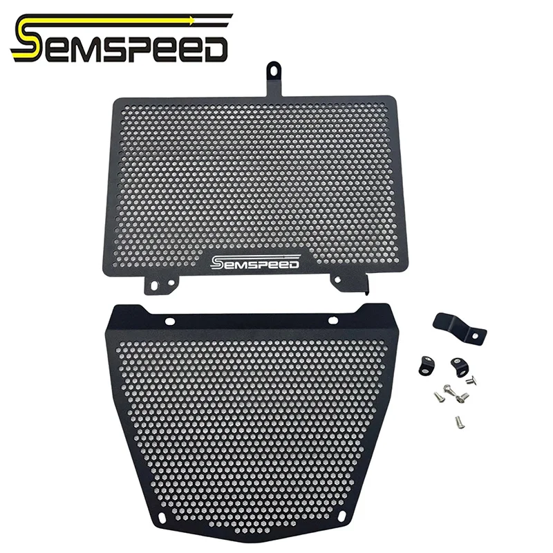 Semspeed For CFMOTO CF MOTO 450 SR 2023 2022 2024 Radiator Grill Guard Heat Shield Set for Motorcycle Protection Accessories