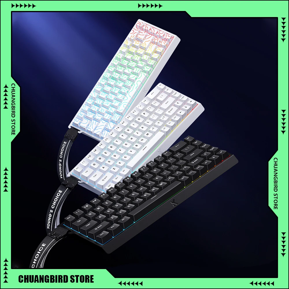 Mchose Ace 60/pro 68 Magnetic Switch Mechanical Keyboard Hot Swap RGB E-sports Customized Gaming Keyboard Pc Gamer Accessories