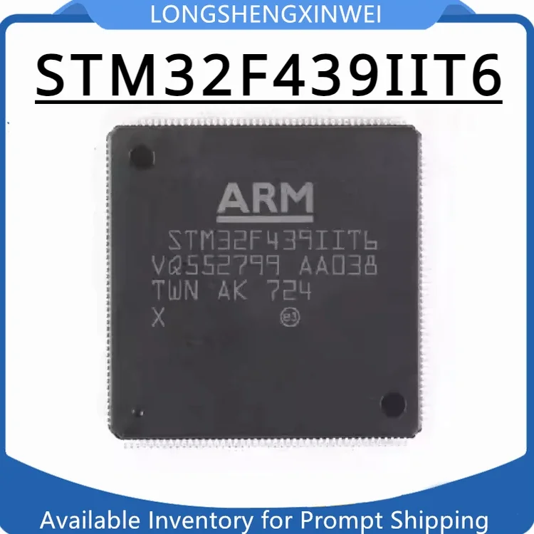 

1PCS NEW STM32F439IIT6 STM32F439 32F439IIT6 Single-chip Computer LQFP176 32 Bit/Kernel M4 Microprocessor Electronic Components