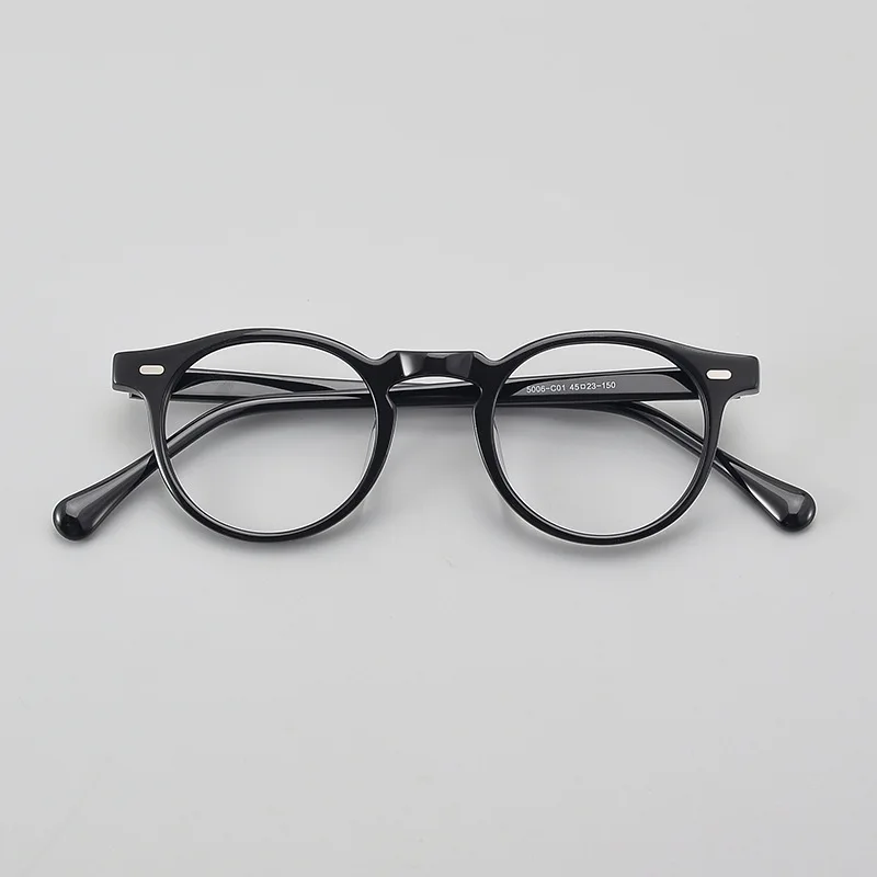 Gregory peck Glasses Frame Round Eyeglasses Vintage Round Diopter Eyeglasse Frames Men Women's Round Myopia Prescription Glasses