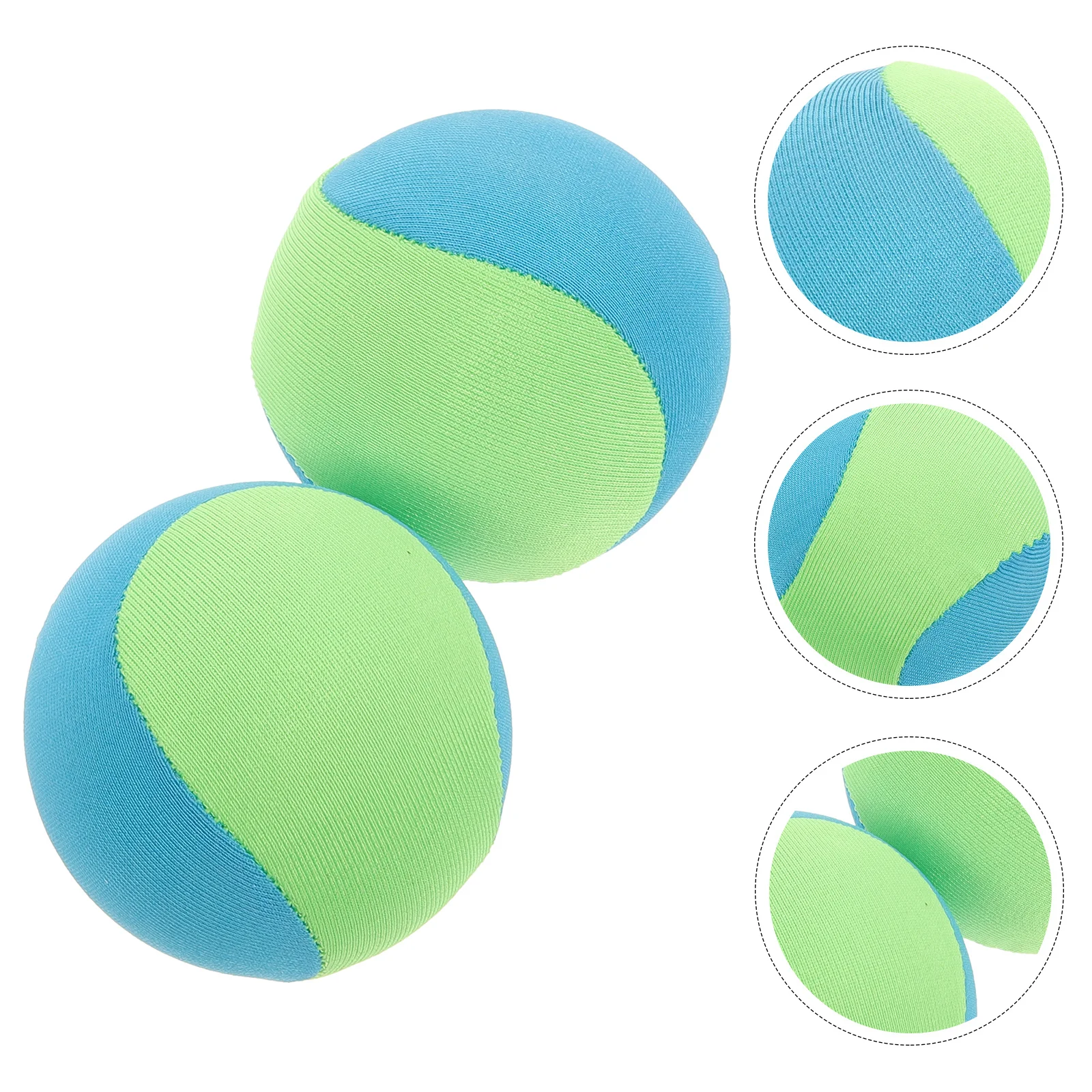 ลูกบอลเด้งดึ๋ง 2 ลูก ทำจากยาง TPR สำหรับเด็ก คลายเครียด เล่นสนุกในงานปาร์ตี้ริมสระน้ำ ชายหาด กีฬากระโดดเล่นเกม