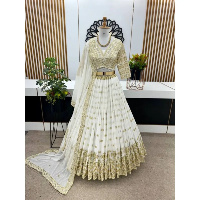 Women 's Indian Beautiful Wedding Wear Designer Lehenga Choli with Dupatta