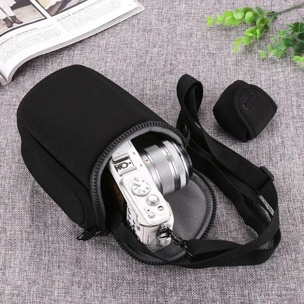 Multi-Functional Waterproof Camera Bag Shoulder Strap Compact Storage Pouch Durable Protective Camera Video Bag Photography