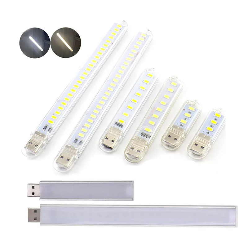 LED 5V Mini USB Lamp Book reading flashlight Night Light lighting for Power Bank Lighting Computer Laptop PC Notebook A7