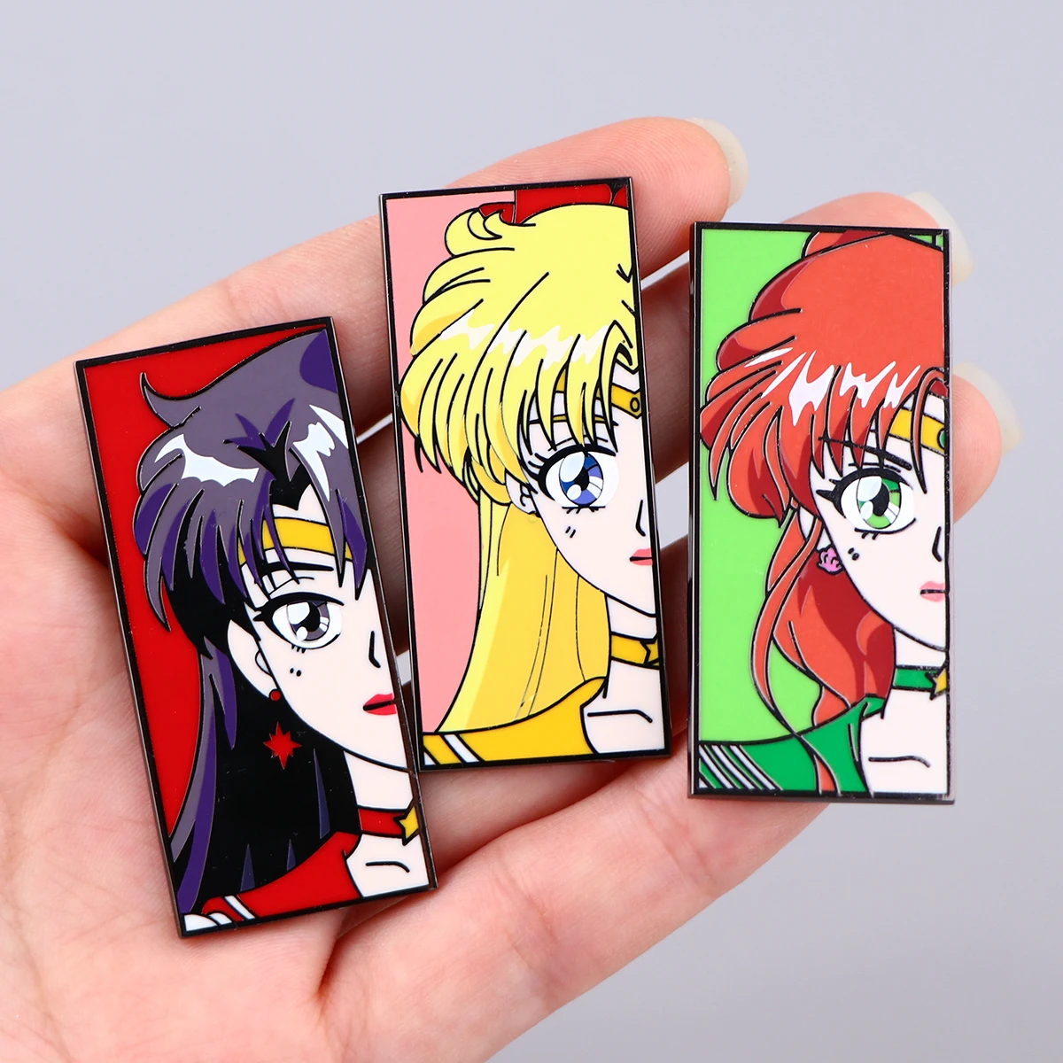 Anime Friends Enamel Pin Brooches for Women Manga Lapel Pins Badges on Backpack Cosplay Accessories Birthday Gift Toys