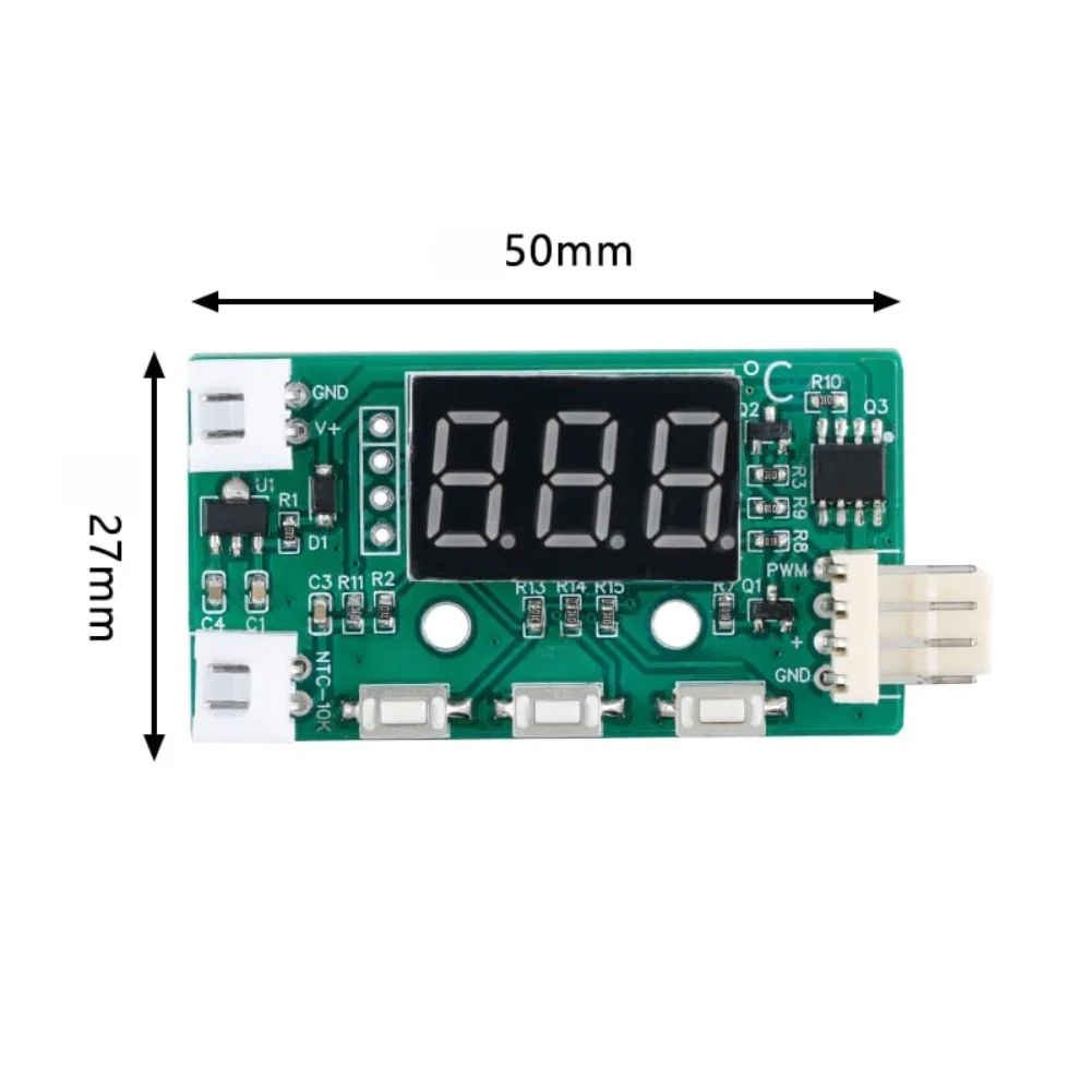 

Модуль контроля температуры и скорости вентилятора YR1001 для 4-проводных вентиляторов с гибкими настройками для промышленного применения