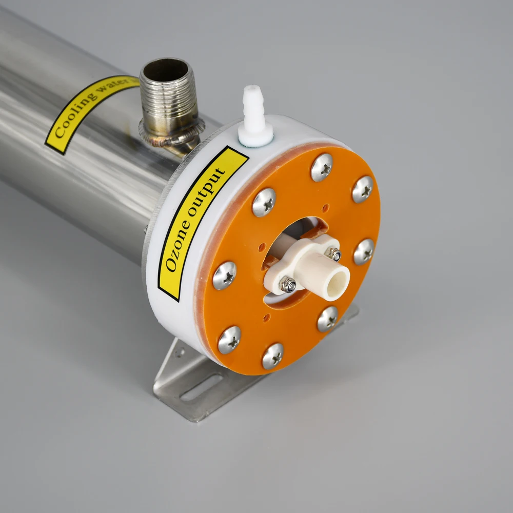 CE FCC ROHS منتج حاصل على براءة اختراع 60 جرام/ساعة 60 جرام تبريد هواء قابل للتعديل + تبريد المياه مجموعة وحدة خلية أنبوب الكوارتز عالية التركيز