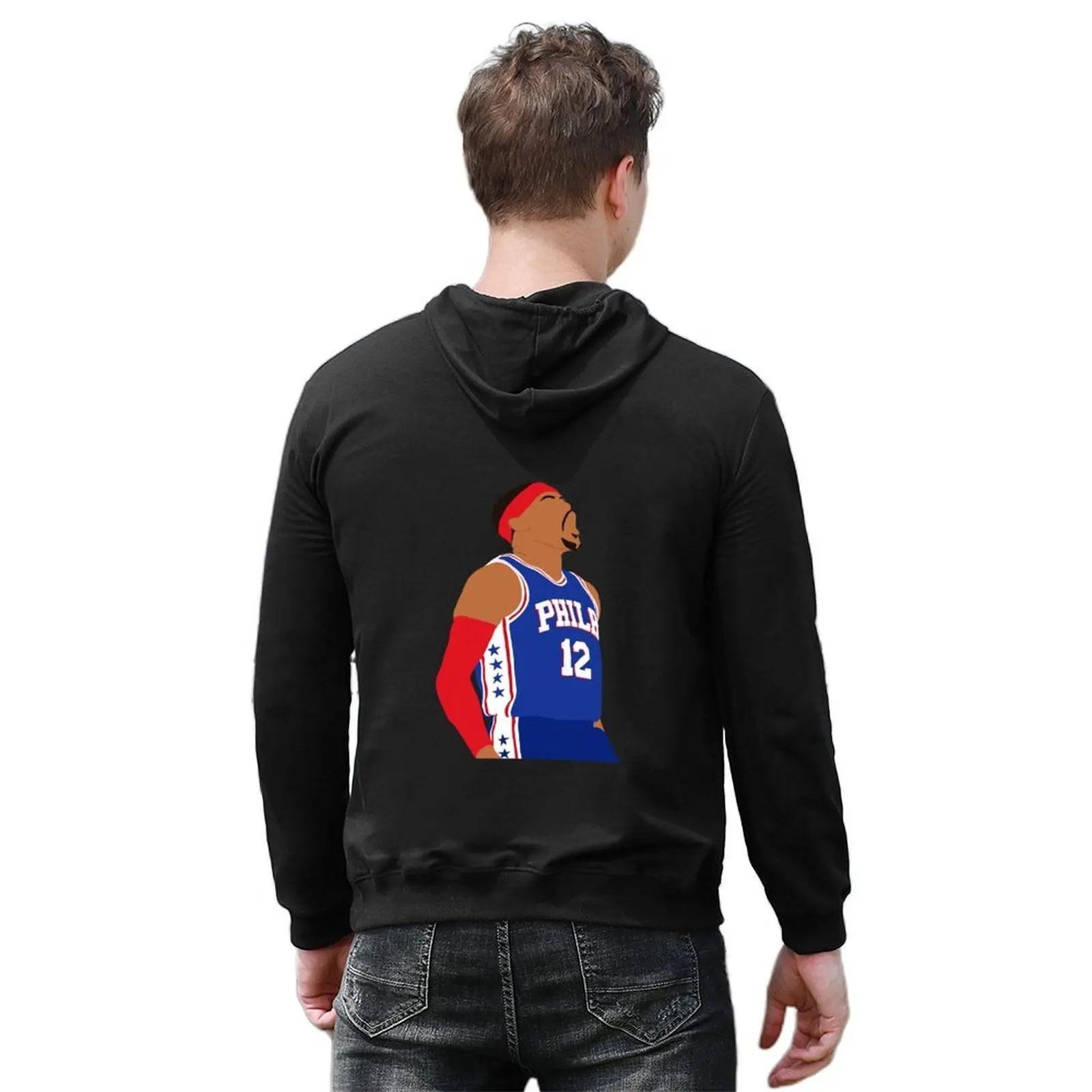 توبياس هاريس- 76ers- Sixers- Philadephia هوديي ملابس رجالية ملابس شتوية ملابس رجالية بقلنسوة للرجال