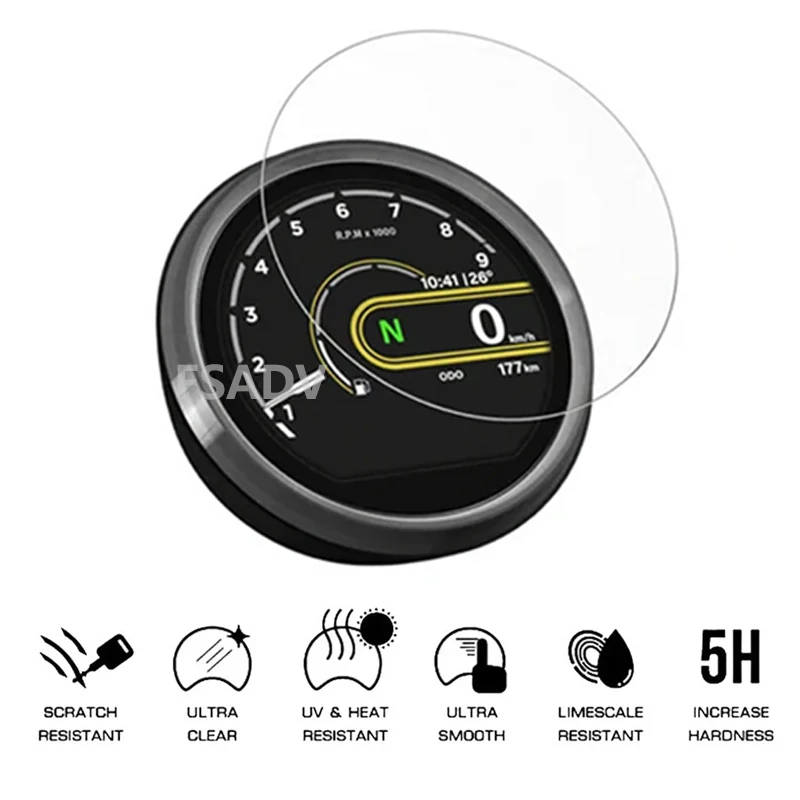 

For Himalayan 450 himalayan450 2024 2025 Motorcycle Instrument Cluster Scratch Protection Film Dashboard Protector HIMALAYAN450