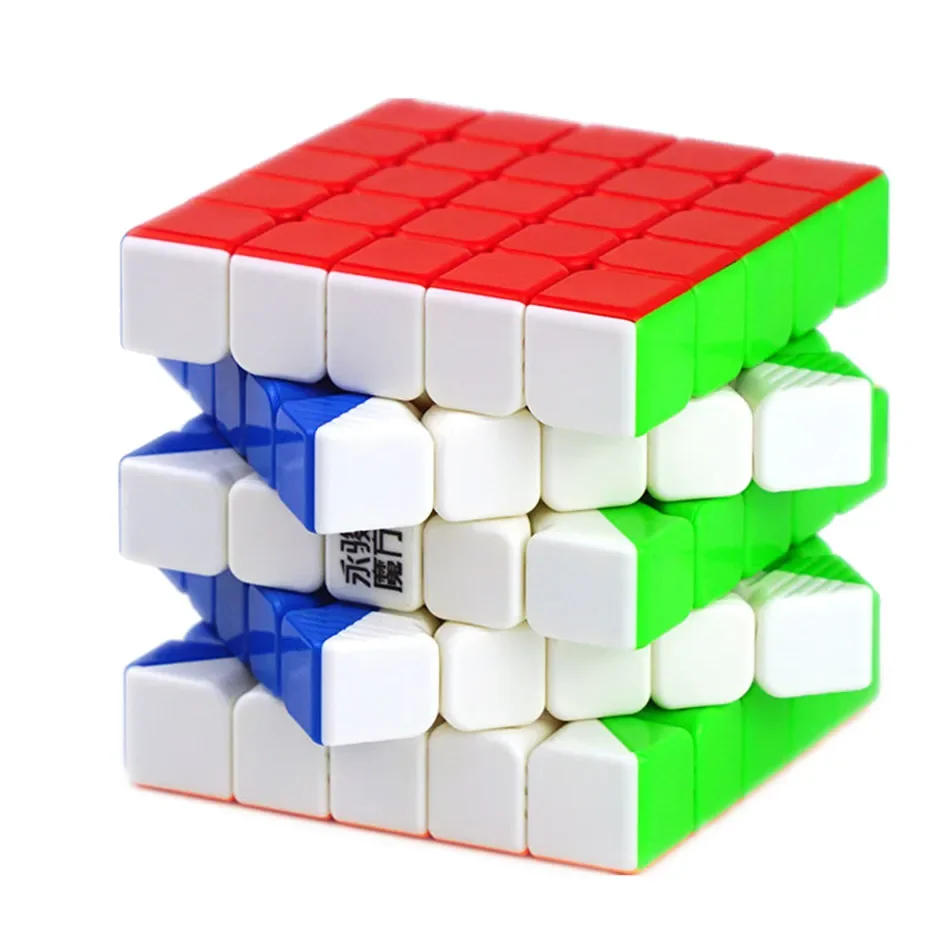 YJ Yuchuang V2M 5x5 Magnetic Magic Cube Puzzle  Professional Magnets Speed Cube Educational Toys Stress-relieving gift