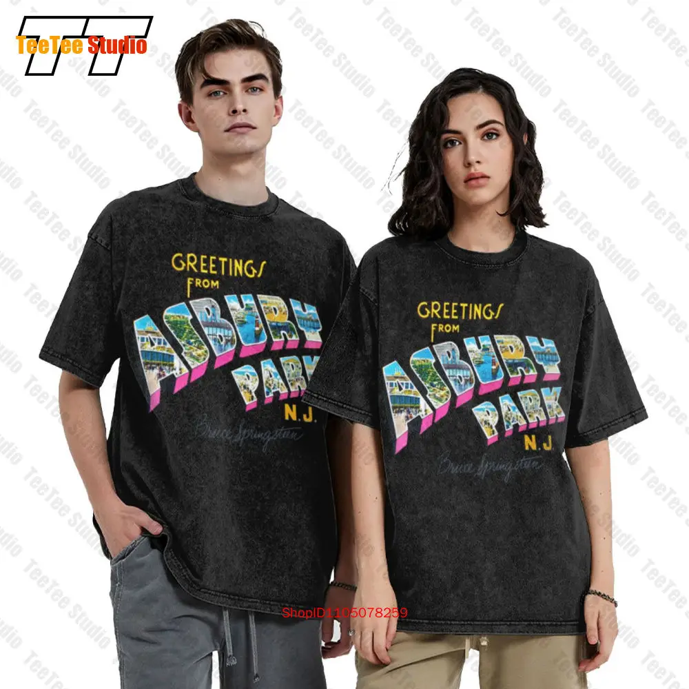 

Bruce Spingsteen Greetings From Asbury Park Music Rock Oversized T-Shirt SMBD