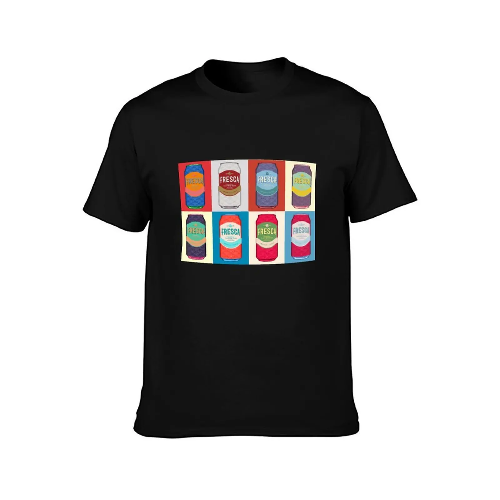 Fresca - 8 Cans T-Shirt Soft Lightweight Cotton T-Shirt