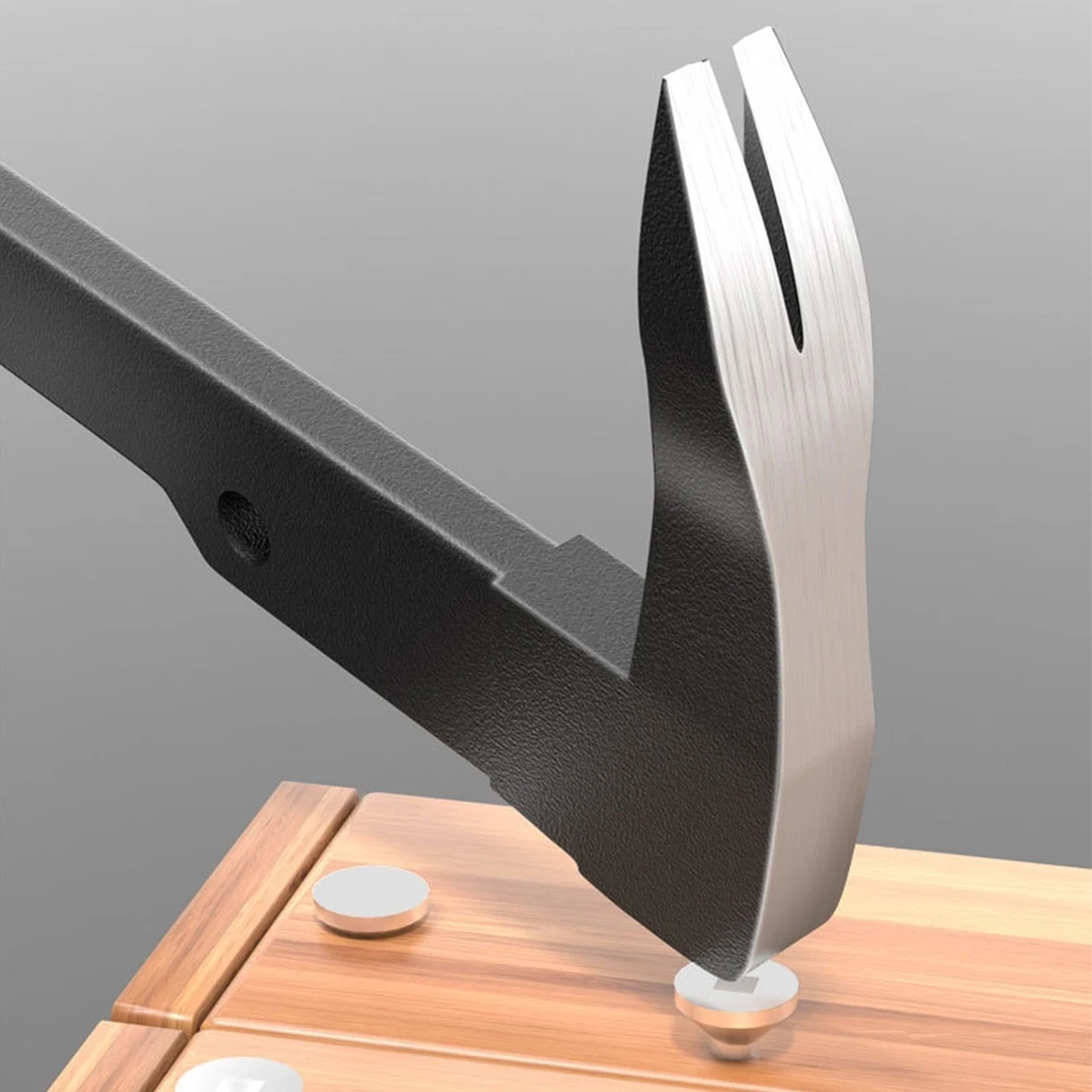 Robustes 3-in-1-Multifunktions-Nagelentferner-Brecheisen-Hammerwerkzeug mit verbesserter Tragfähigkeit und V-Nut für verschiedene Nageltypen