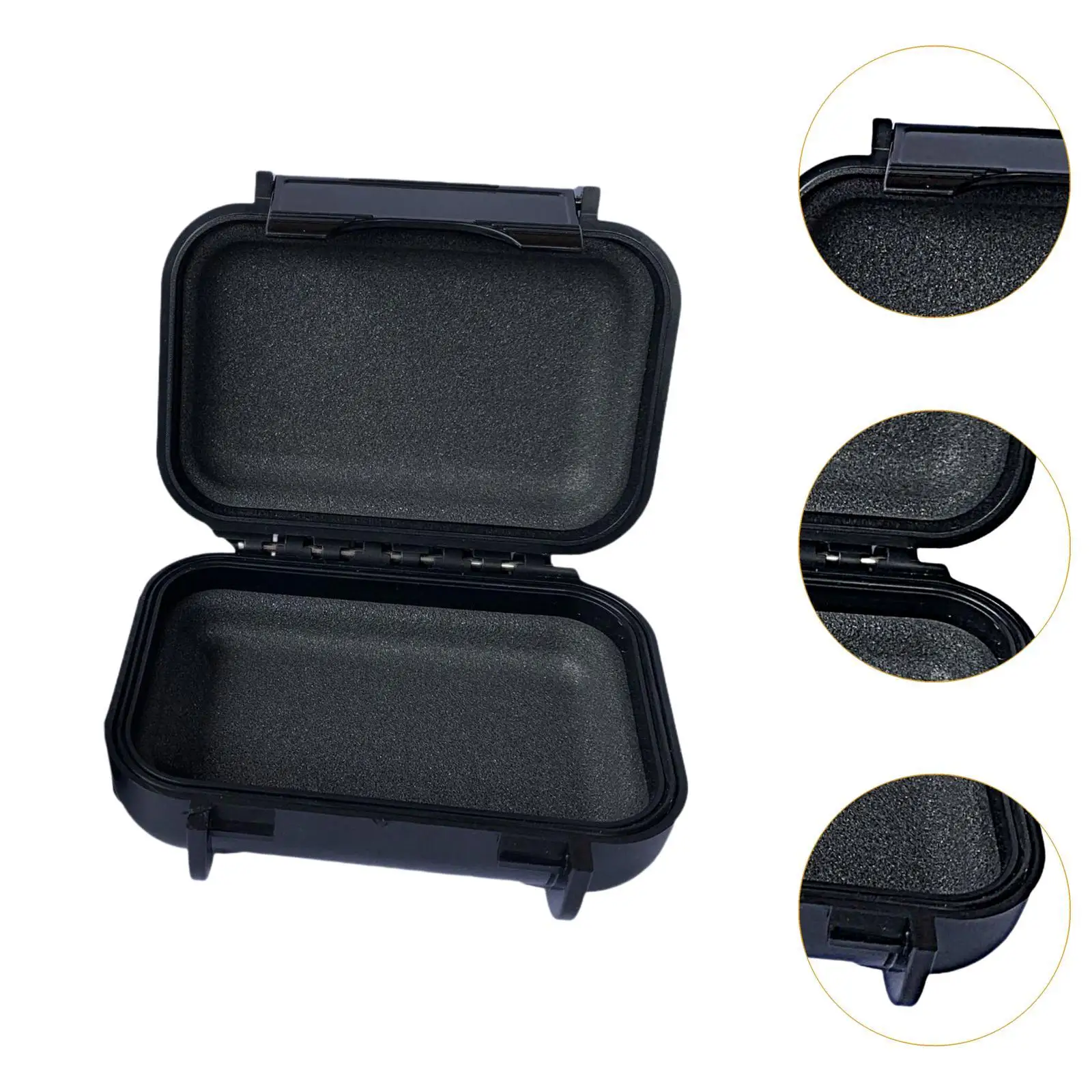 Instrument Toolbox Watertight Safe Multi Use with Lock Headphone Organizer for Camera Home Outdoor Emergency Repairs Electrician