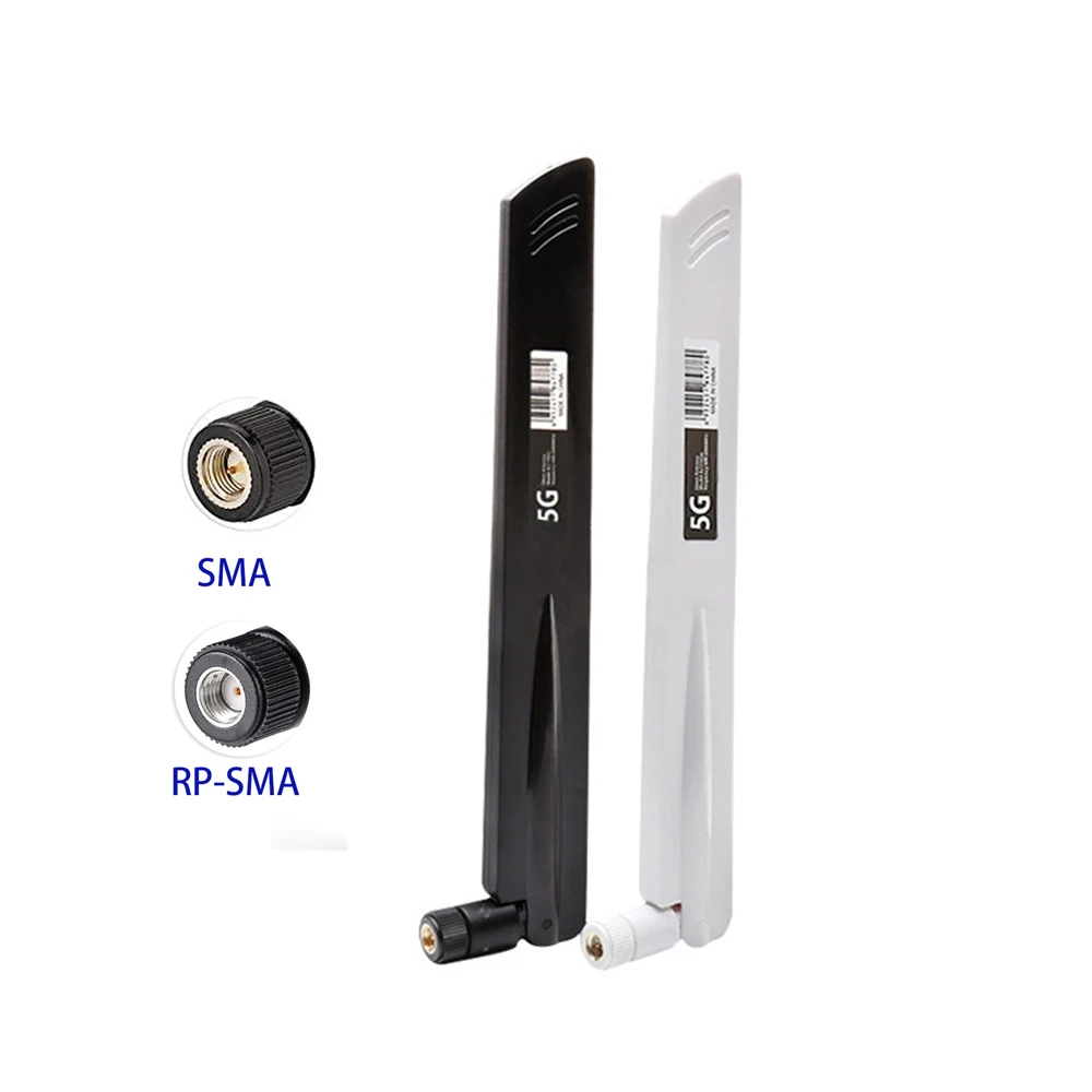 Antena 5G 3G 4G de alta ganancia, 18dBi SMA macho para tarjeta WiFi, enrutador WiFi, adaptador USB, cámara IP de seguridad