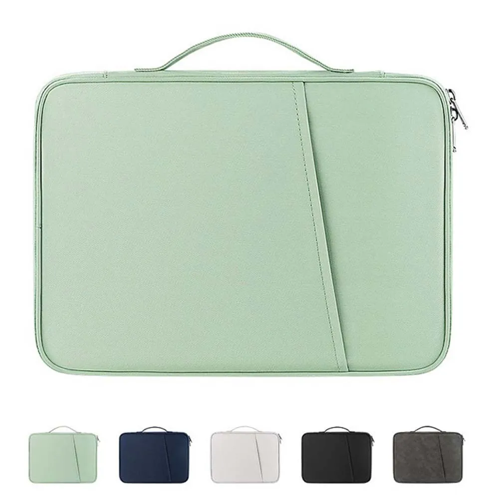 Tablet Storage Bag for Teclast T60 Plus T60AI Waterproof Sleeve MultiPocket Carry Case Handle Zip Pouch for Cable Mouse Keyboard