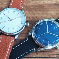 Automatic Mechanical Form Latty Business Jinggong NH35A Luminous Pointer Calendar Bubble Mirror Men's Leather