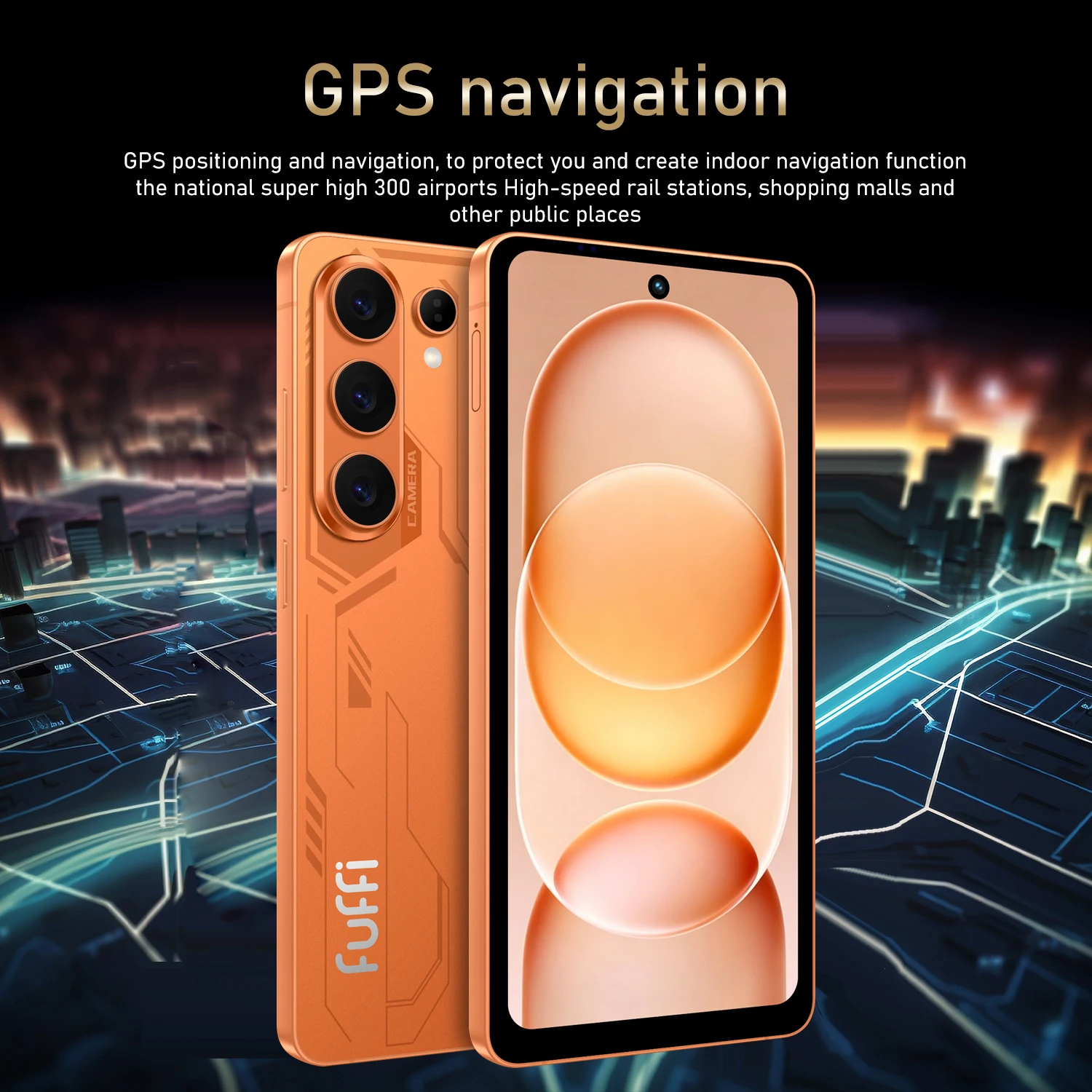 FUFFI S25 Pro Smartphone Android 12GB RAM 512GB ROM 6.6 Inch Cellphone 720x1612HD 5+16MP 3300mAh Battery 4G Network Mobile Phone